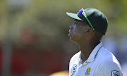 Lungi Ngidi of South Africa during day 3 of the 2nd Sunfoil Test match between South Africa and Australia at St Georges Park on March 11, 2018 in Port Elizabeth, South Africa.  