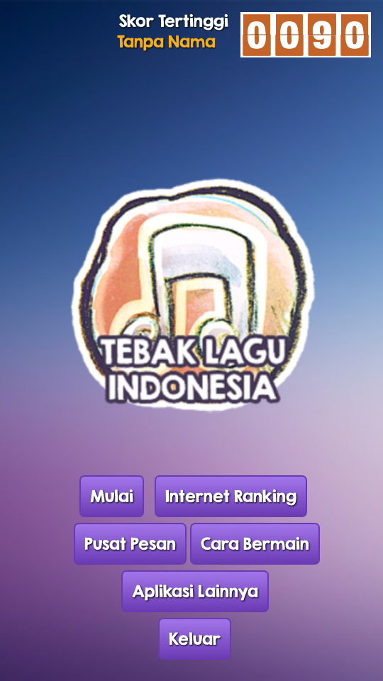 Android application Tebak Lagu Indonesia screenshort