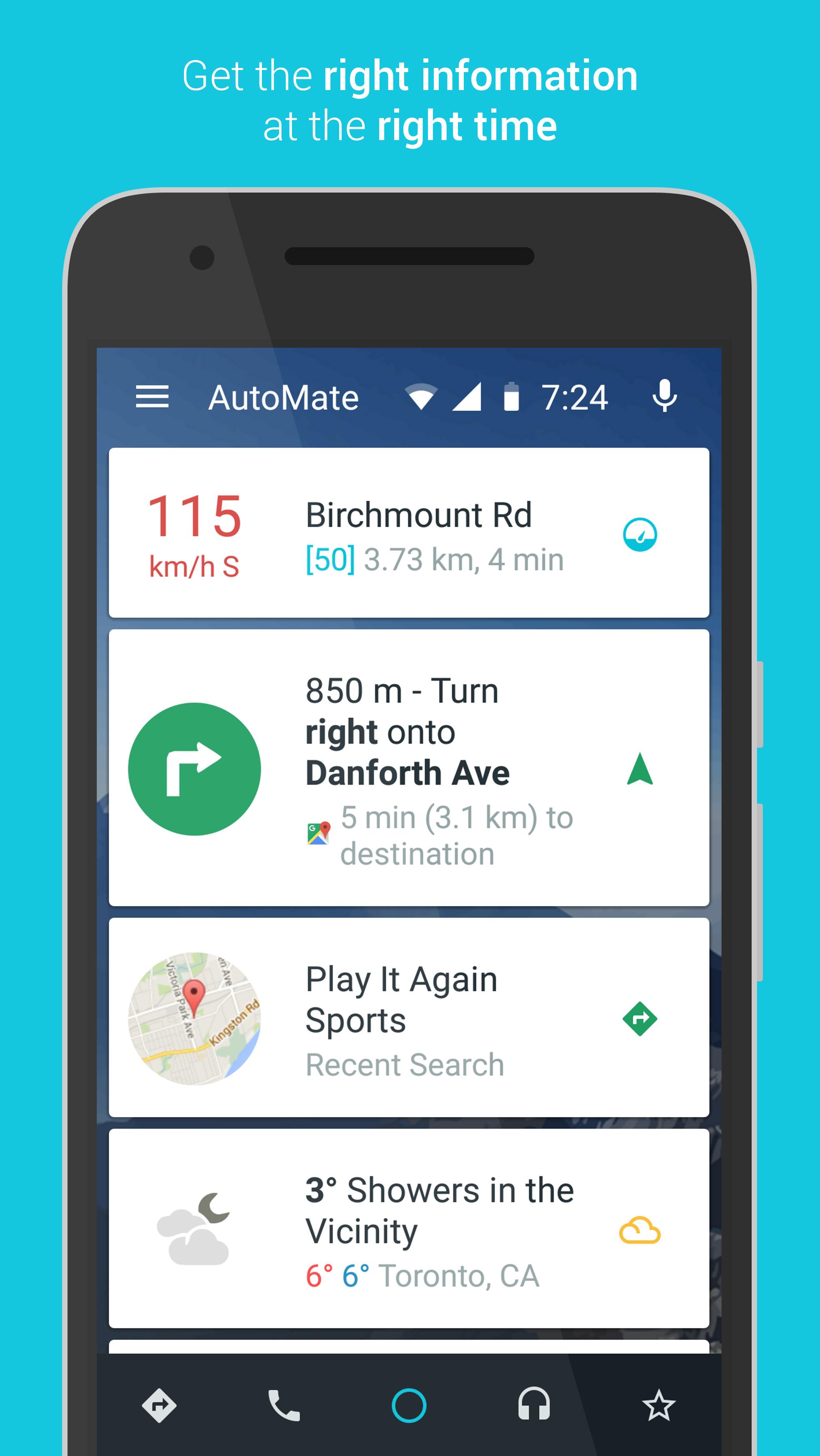 Android application AutoMate - Car Dashboard: Driving & Navigation screenshort
