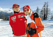 Formula One legend Michael Schumacher with his wife, Corinna, in Italy in 2003