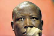 'COLONISERS OUT': EFF leader Julius Malema launched a blistering attack on the politically connected Gupta family at a press conference in Braamfontein, Johannesburg, yesterday