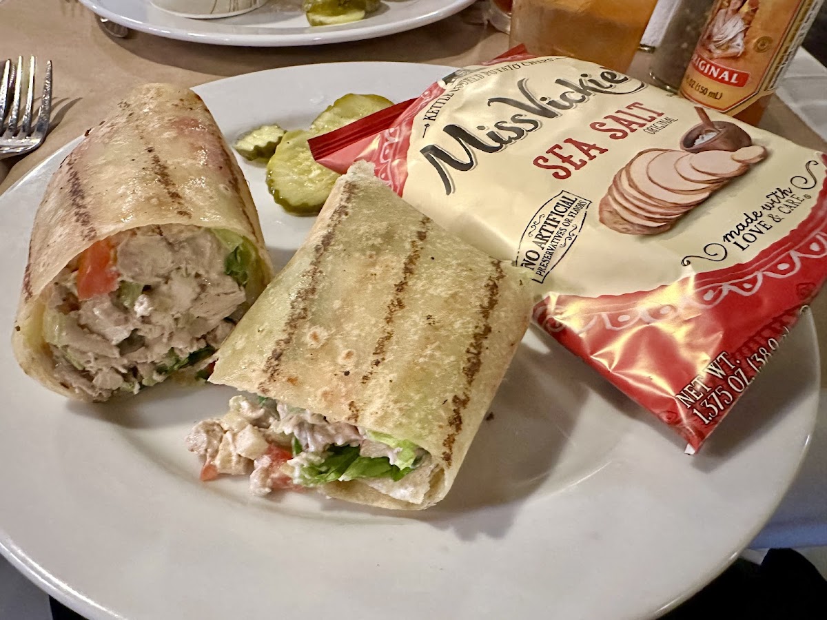 GF Chicken Salad wrap