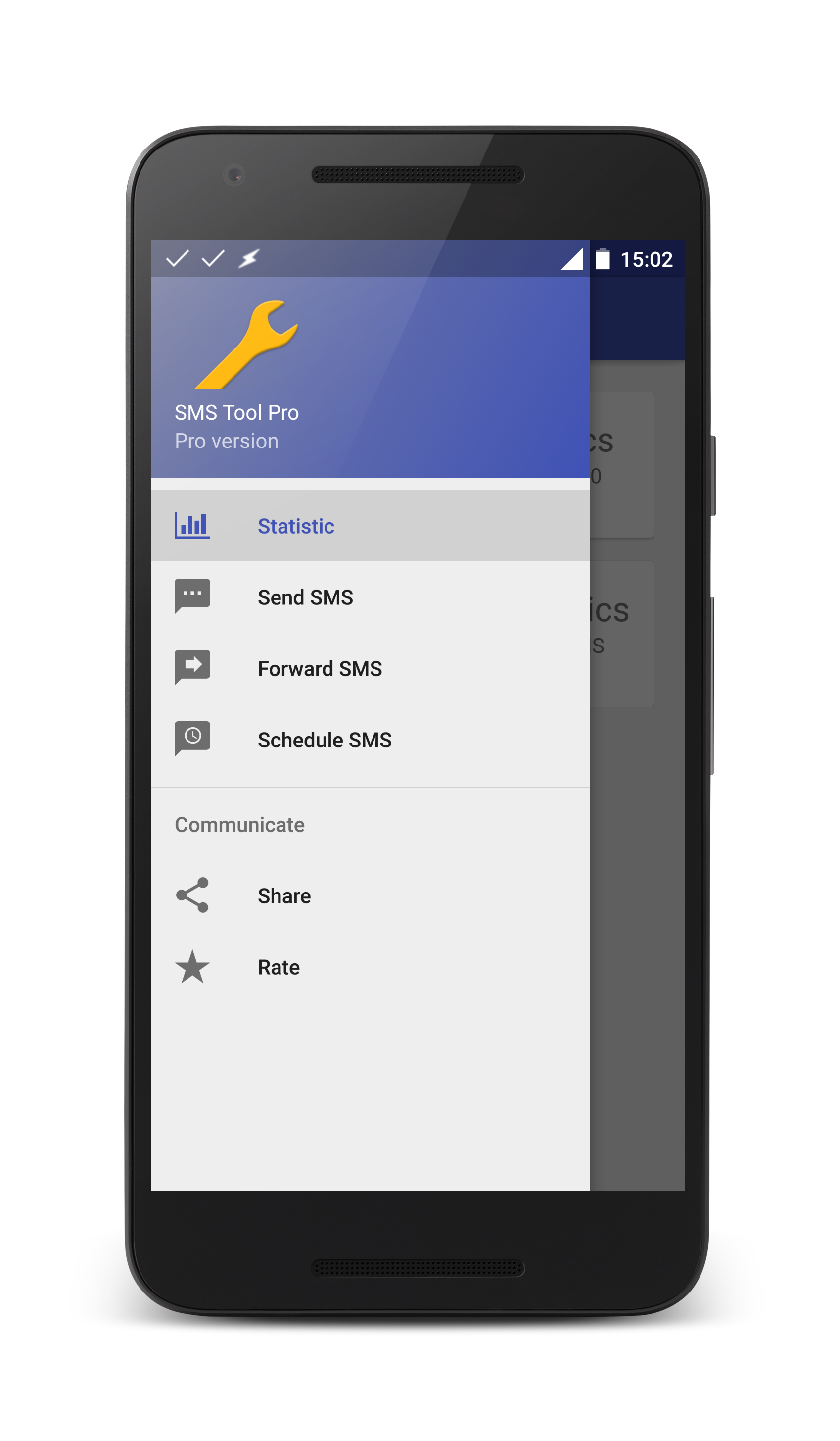 Android application SMS Tool Pro screenshort
