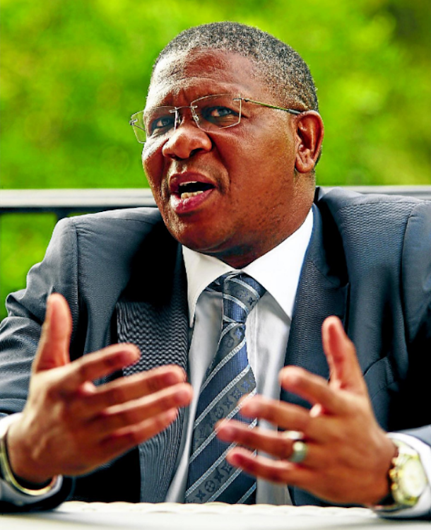 Transport minister Fikile Mbalula addressed the African Ports and Rail Evolution conference in Durban on Tuesday.
