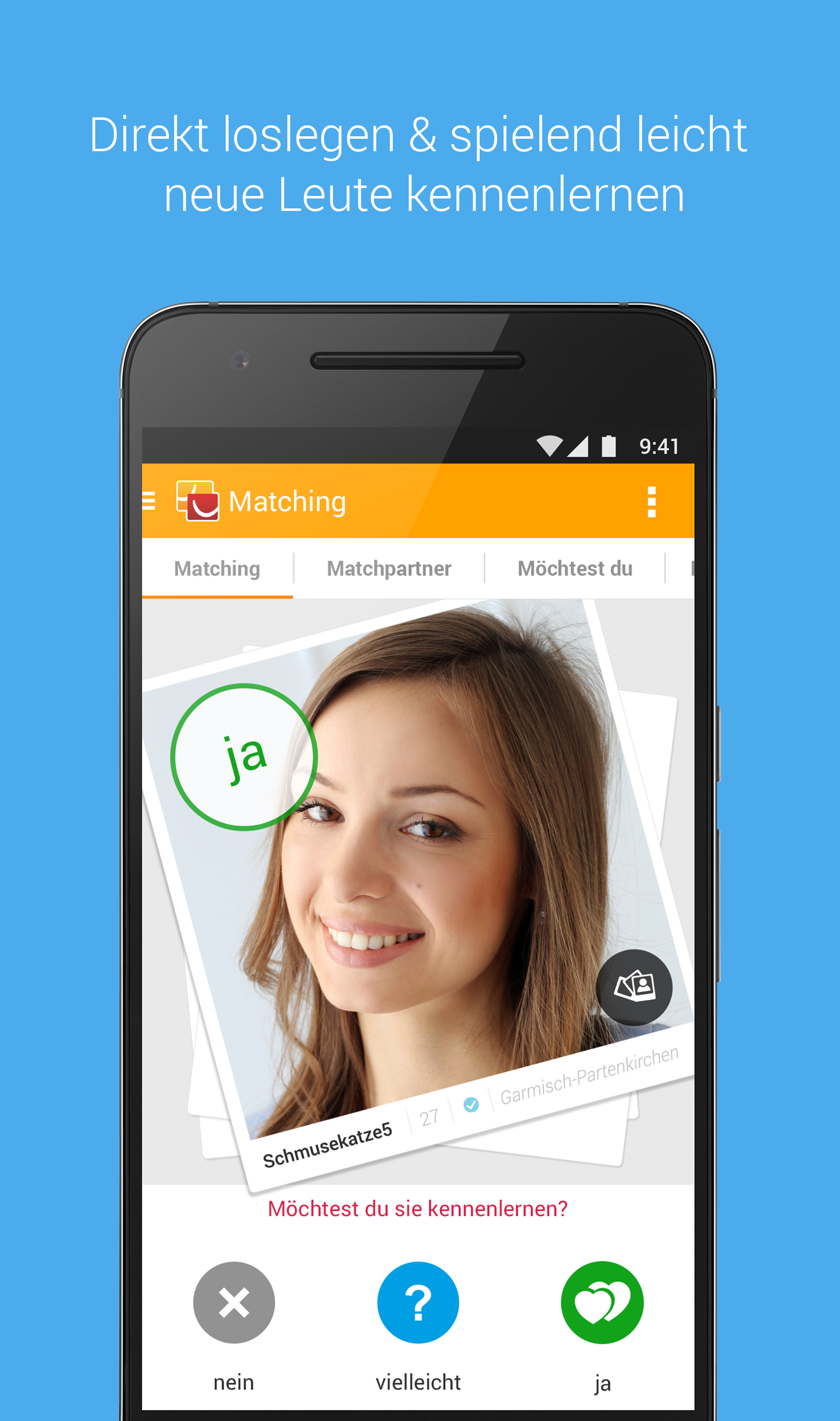 Android application Bildkontakte - Flirt & Dating screenshort