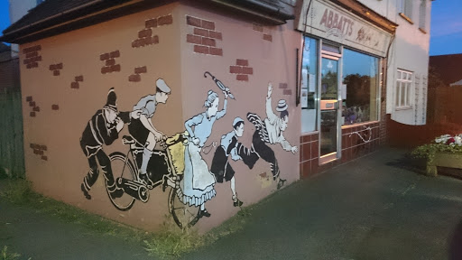 Abbats Butcher Mural Of Old Life