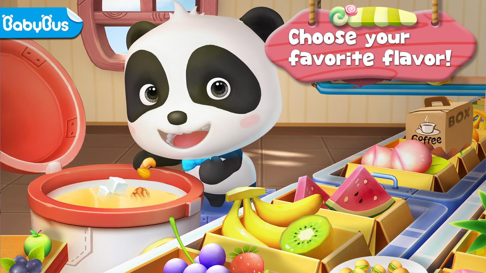 Android application Little Panda's Candy Shop screenshort