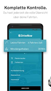 DriveNow Carsharing Screenshot