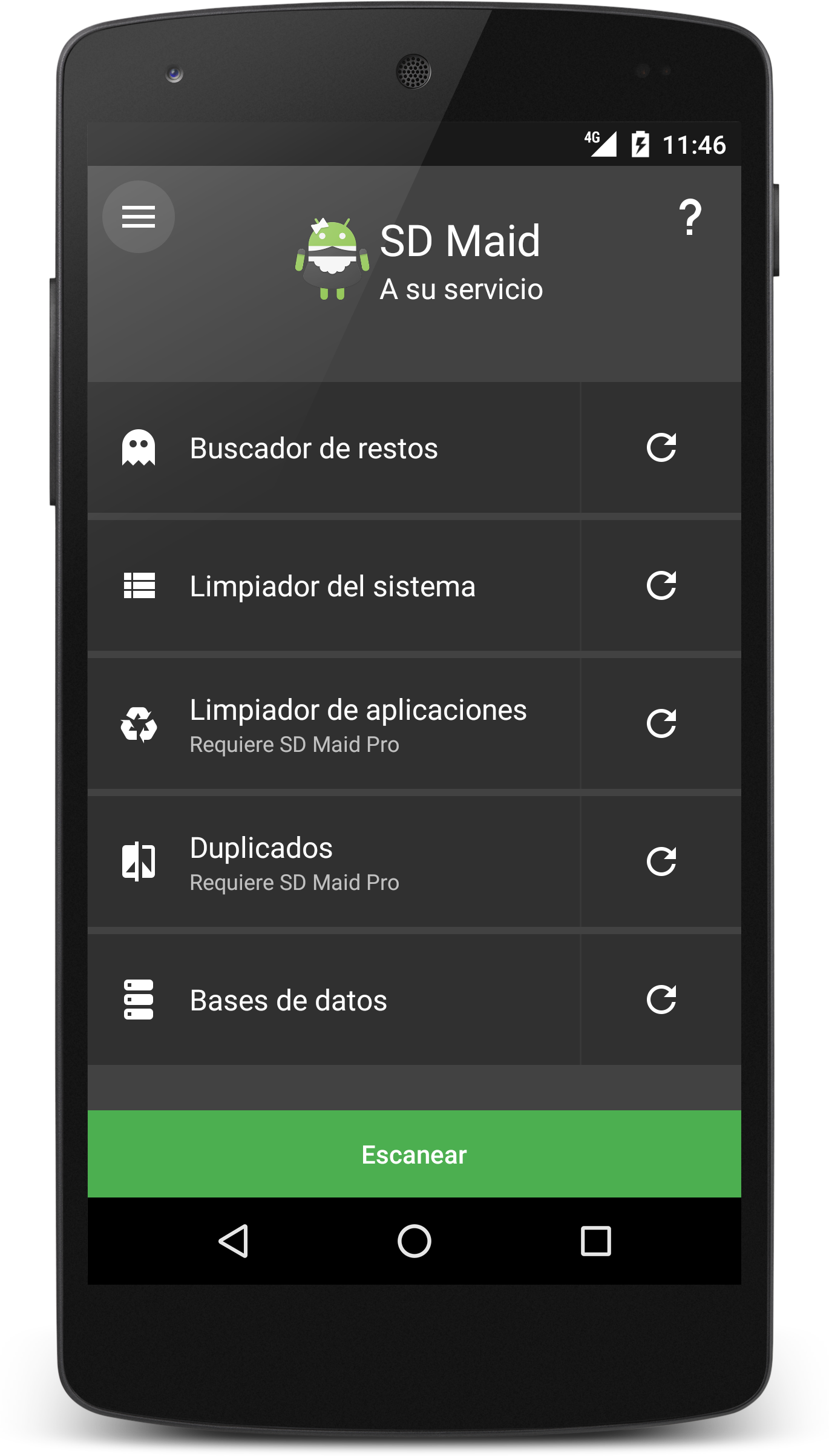 Android application SD Maid - System Cleaning Tool screenshort
