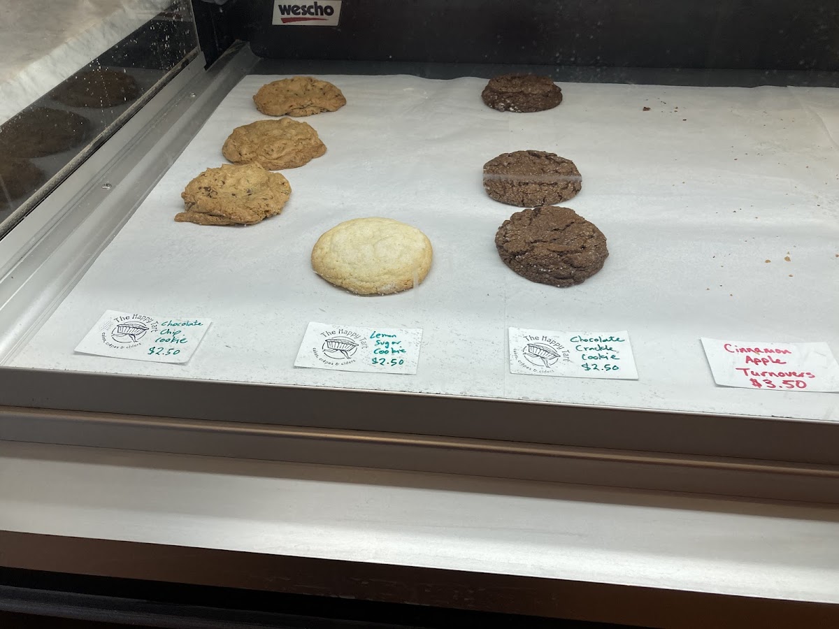 Just a few of the many cookies on offer.