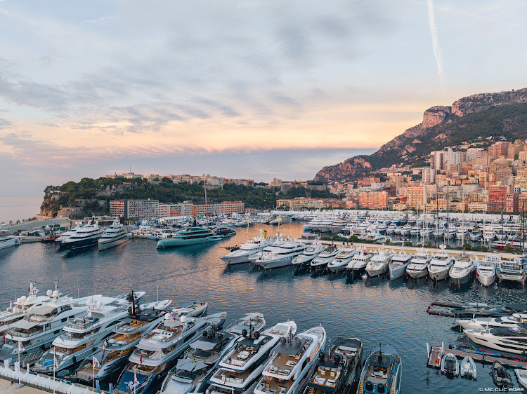 The famous Port Hercule harbour of Monaco was full of every type of yacht and small craft imaginable.