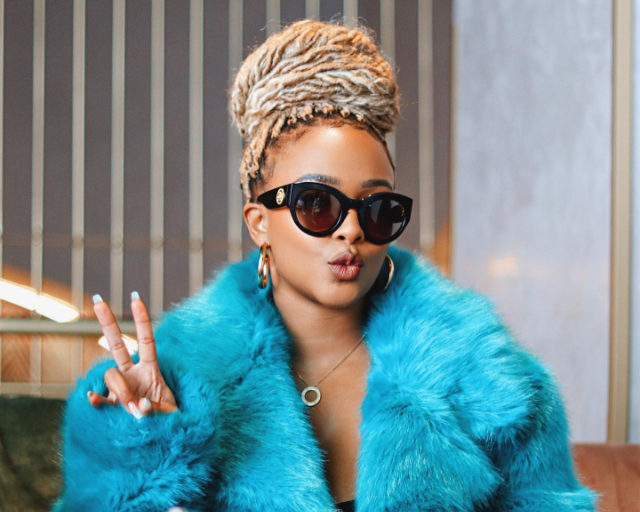 Boity Thulo opted for some family time.