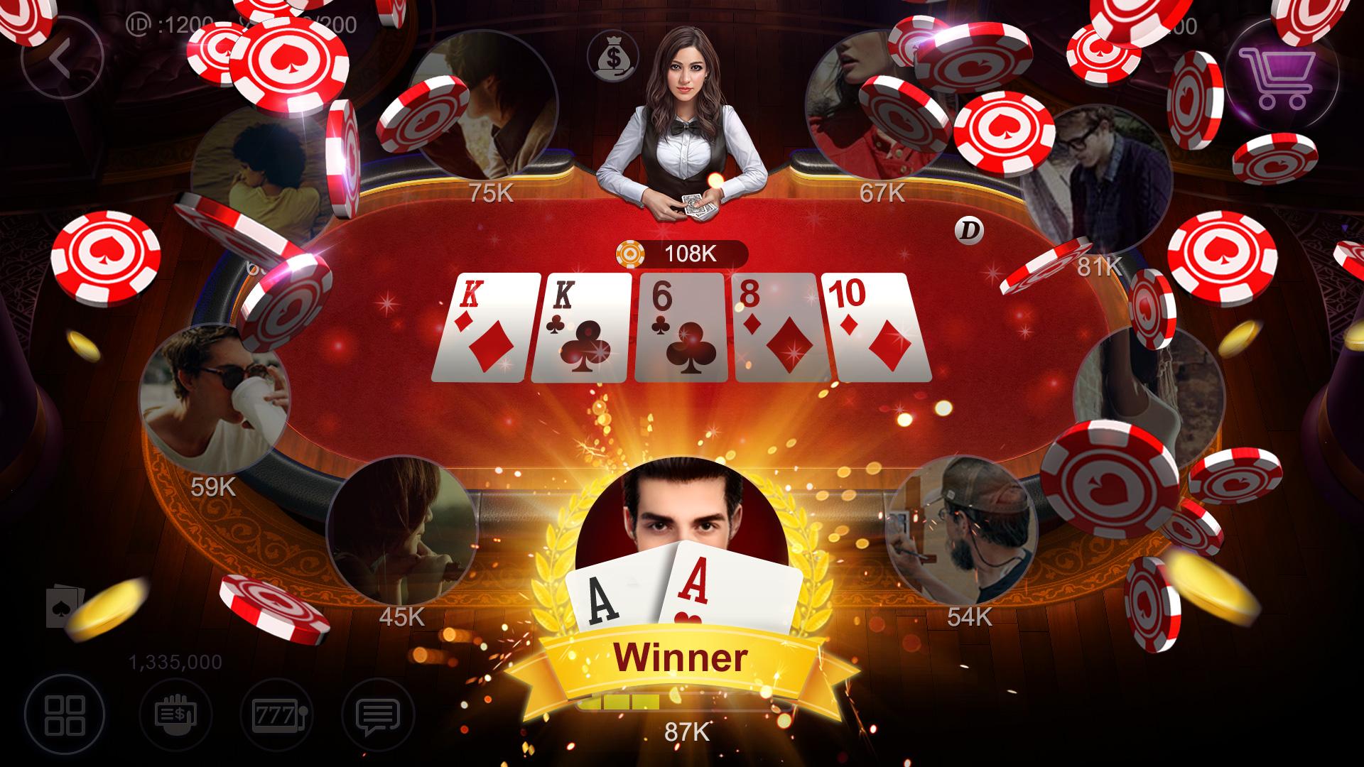 Android application Poker UK HD screenshort