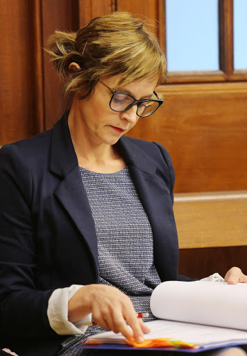 EXPERT EVIDENCE: Pathologist Marianne Tiemensma testifies at Van Breda's murder hearing.