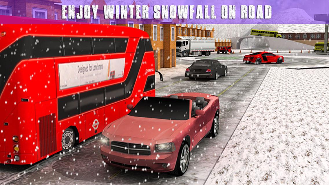 Android application Snow Frenzy Car Parking Space screenshort