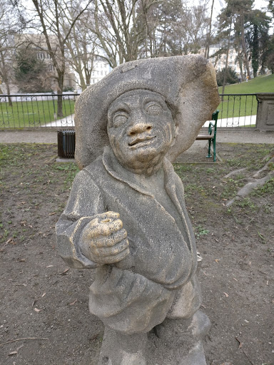 Statue in Mirabel Gardens, Salzburg