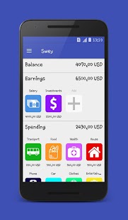 Swey-money manager screenshot for Android