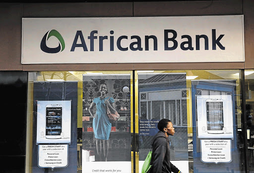 A branch of African Bank in Cape Town