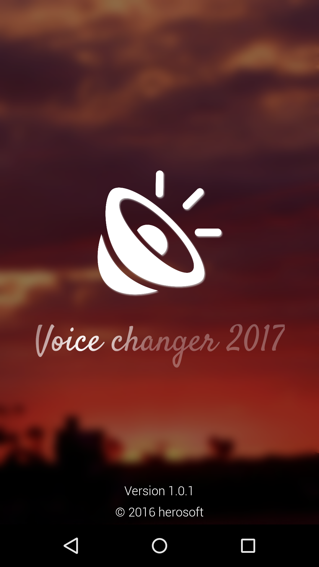 Android application voice changer 2017 screenshort