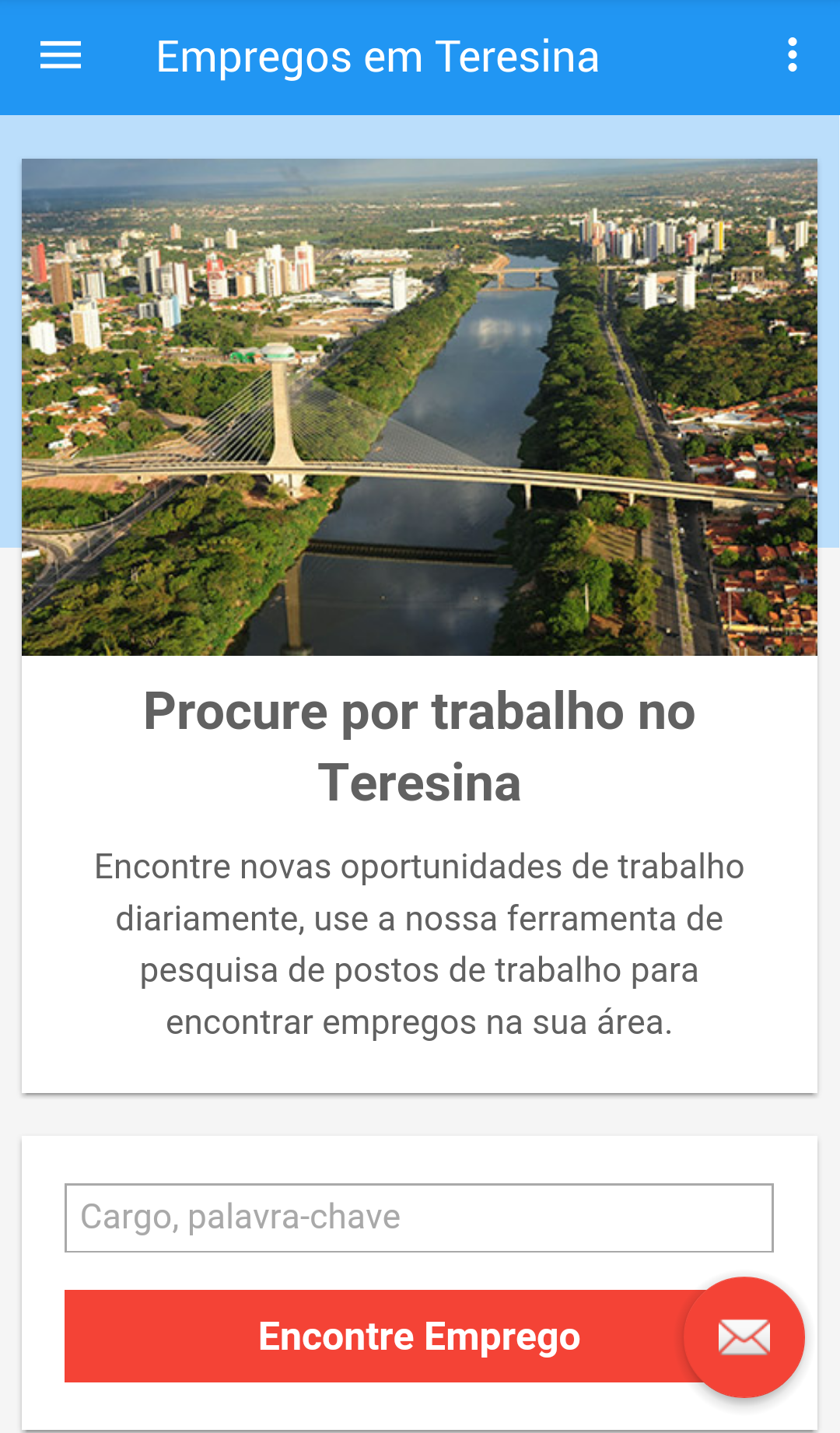 Android application Empregos em Teresina, Brasil screenshort