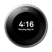 Nest thermostat farsight digital clock