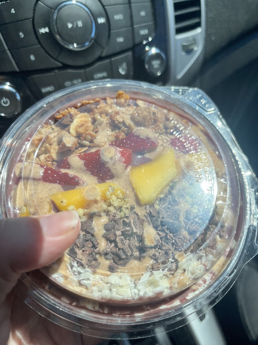 Cacao  cold brew acai bowl