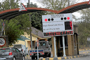 An electronic sign at Palabora Mining Company indicating that it has been three  days since the last injury at the mine.