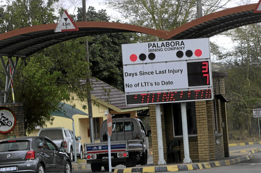 An electronic sign at Palabora Mining Company indicating that it has been three days since the last injury at the mine.