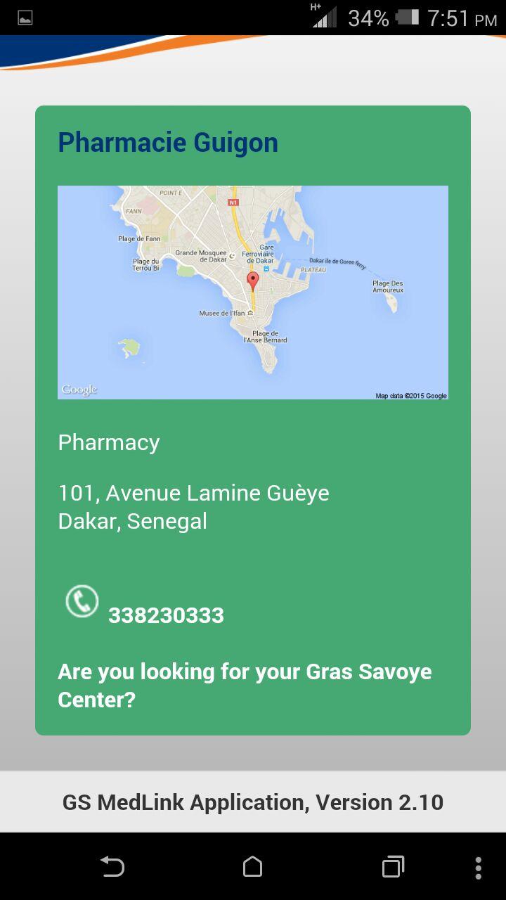 Android application GS Medlink screenshort