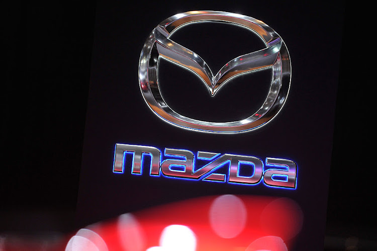 A file photograph of the Mazda logo.