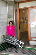 Salma Patel stands outside her home-turned-Fietas Museum.