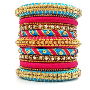 Download Silk Thread Bangles colections For PC Windows and Mac