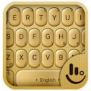 ダウンロード 3D Gold Keyboard Theme をインストールする 最新 APK ダウンローダ