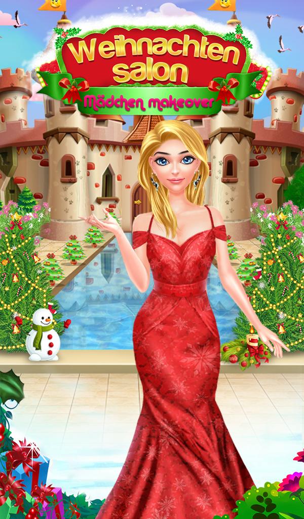 Android application Christmas Salon Girl Makeover screenshort