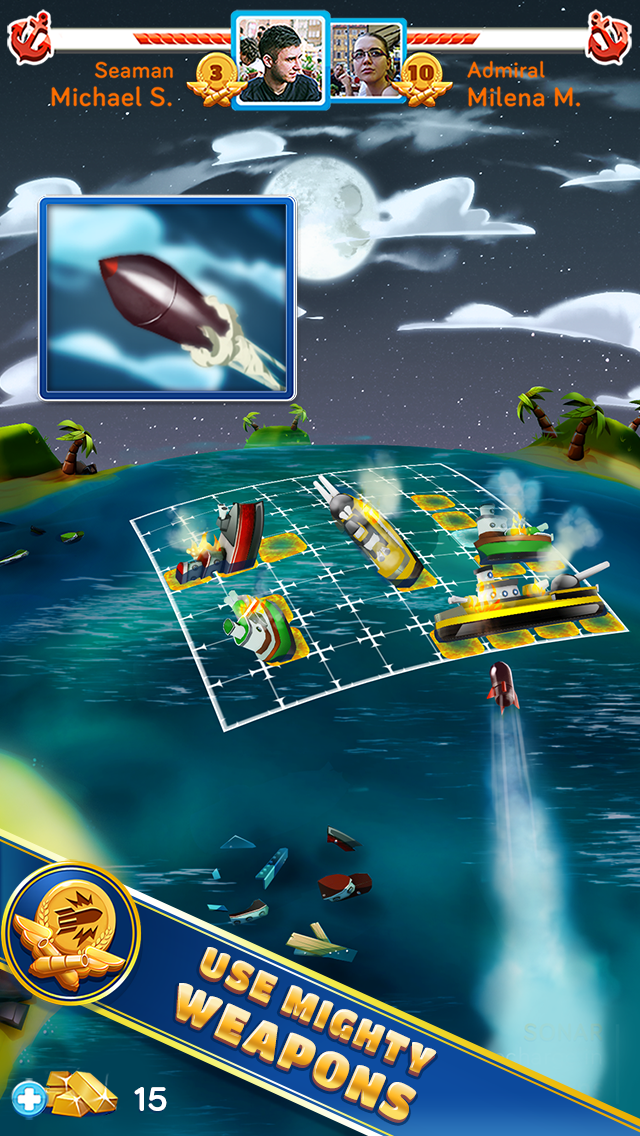 Android application BattleFriends at Sea screenshort