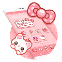 ダウンロード Cartoon Theme - Sweet Kitty をインストールする 最新 APK ダウンローダ