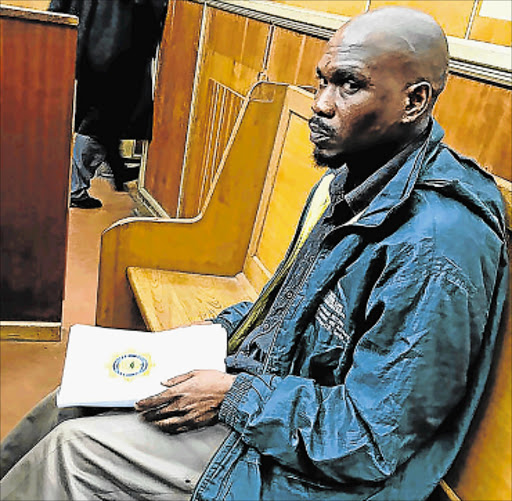 GUILTY: Themba Kundulu during a previous court appearance Picture: ZWANGA MUKHUTHU