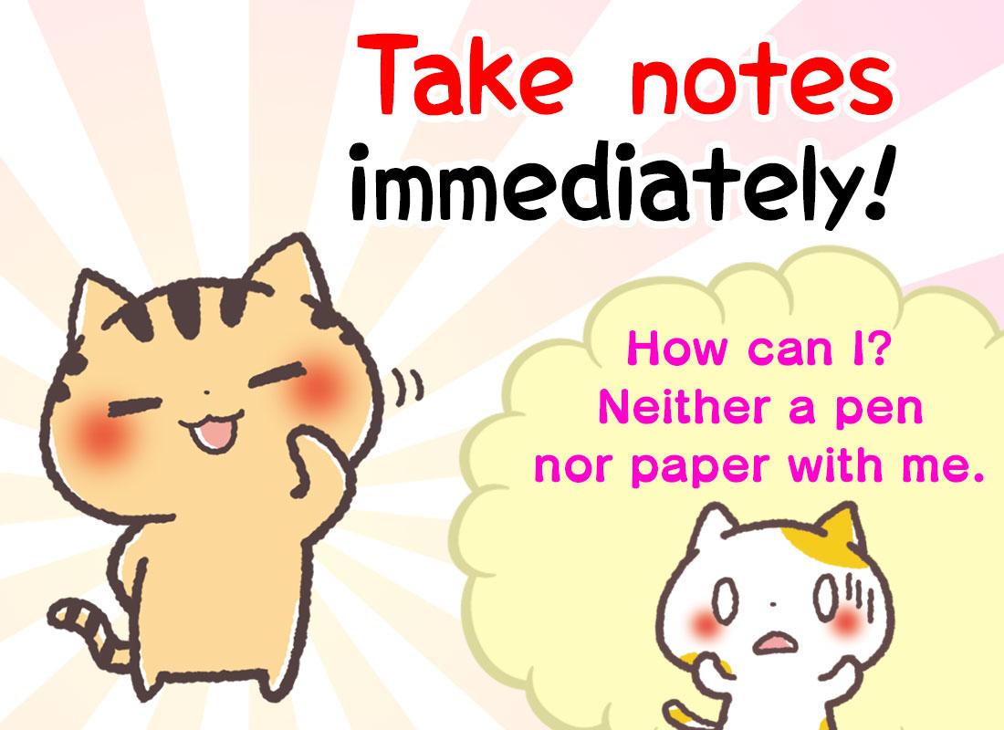 Android application Kansai Cats Sticky Note screenshort