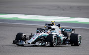 Lewis Hamilton of Great Britain driving the (44) Mercedes AMG Petronas F1 Team Mercedes WO9 on track during final practice for the Formula One Grand Prix of China at Shanghai International Circuit on April 14, 2018 in Shanghai, China.
