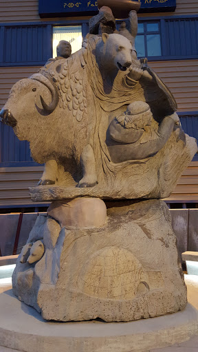 Bison Statue at Qikiqtaaluk Corporation