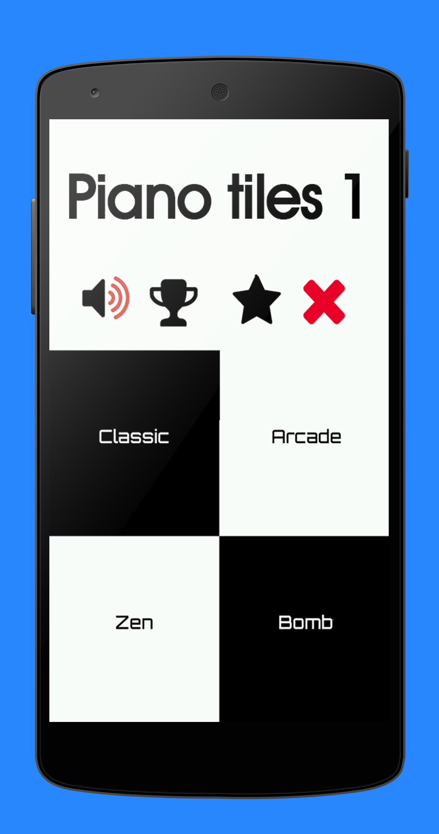 Android application Piano Tiles 1 screenshort