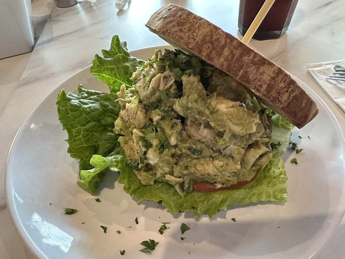 Chicken salad sandwich