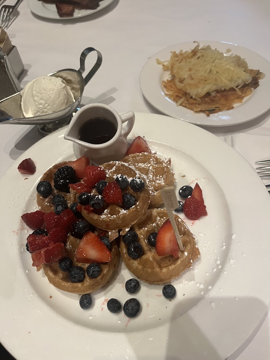 Gluten-Free Waffles at Mon Ami Gabi