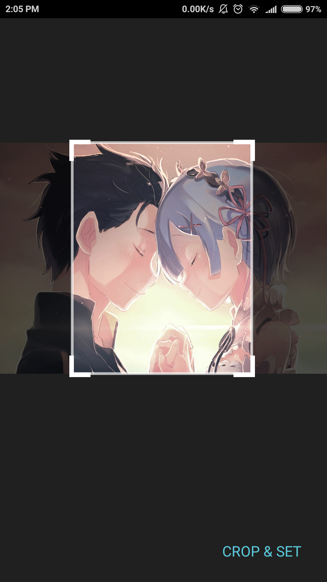 Android application Wataku - Anime Wallpaper screenshort