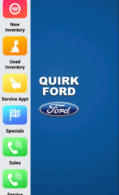 Android application Quirk Ford screenshort