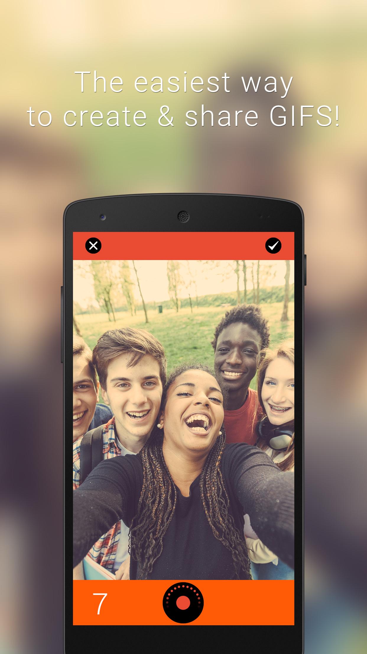 Android application Gif Me! Camera Pro screenshort