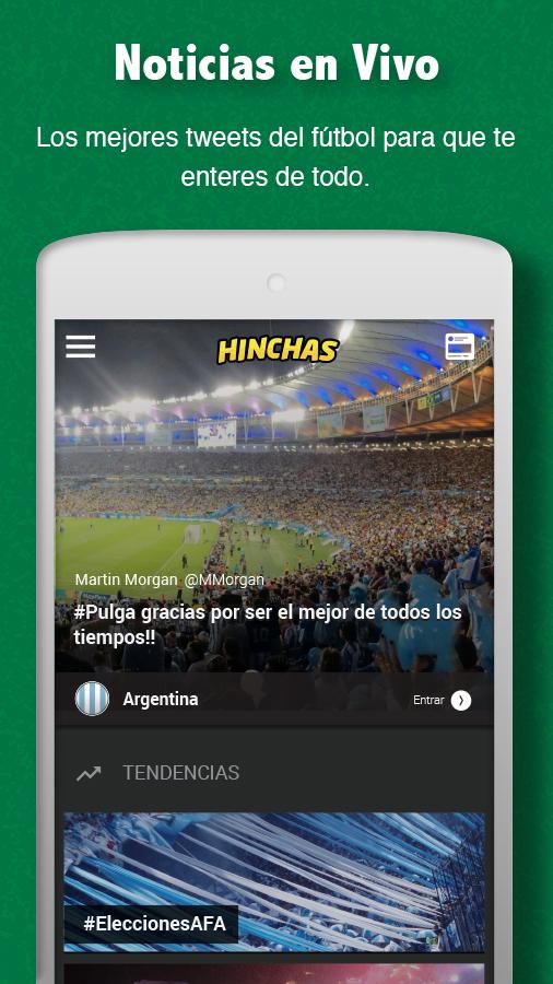 Android application Twinchas screenshort