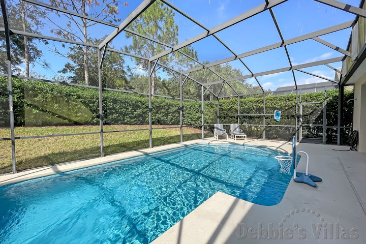 Good privacy around the pool at this West Haven villa