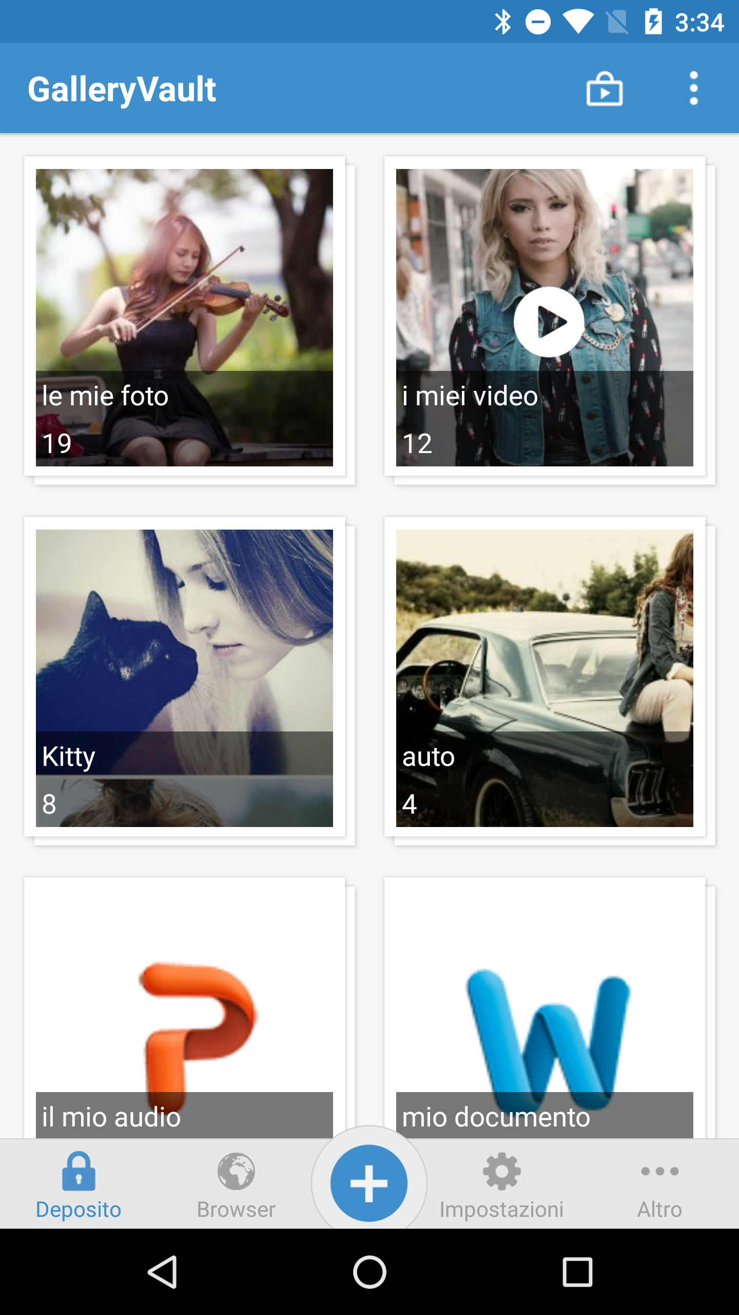 Android application Gallery Vault - Hide Pictures And Videos screenshort