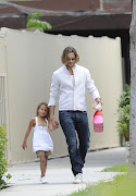 Halle Berry's daughter, Nahla with her father, Gabriel Aubry.